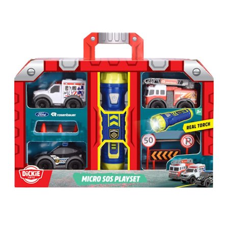 Dickie Toys Micro SOS Lekset med Ficklampa