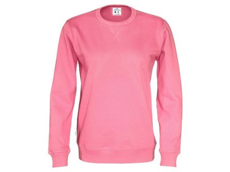 Cottover Sweatshirt Crew Neck herr rosa 2XL - Lyreco - Arbetskläder - Arbetströjor - Sweatshirts och koftor