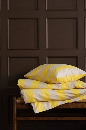 Jotex - Dynebetræk Gul - BLOCKY - Køb Sengesæt hos Jotex