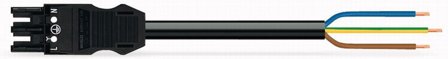 Wago 771-9993/116-801 Kabling 3G1,5 mm², HF HO/FRI 8 m, Stikkontakter & kabler