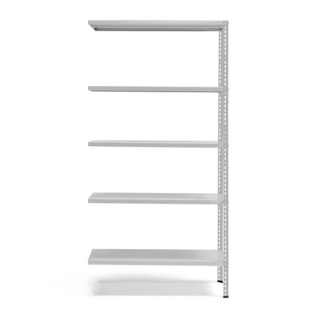 Regalsystem POWER Anbaumodul, 1970 x 1005 x 500 mm, grau