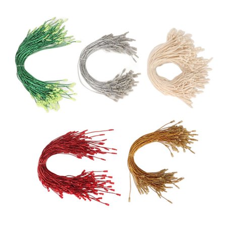 500 kpl Koristenauha 20 cm pitkä, eri värejä, nepparikiinnitys, leikatut ripustuslenkit perheen toimiston koristeluun