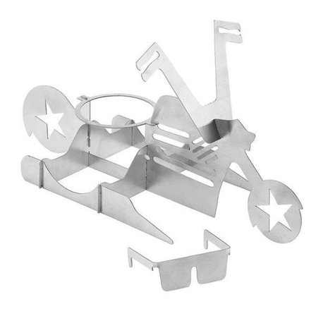 Kyllinggrill, Motorsykkel Ølboksgrill for Grill, Kylling