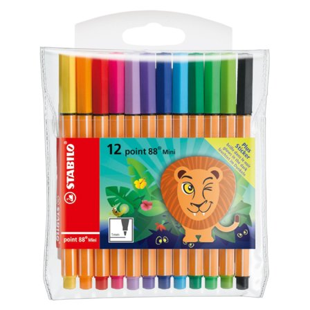 Stabilo Point 88 Mini Fineliner 12er-Pack