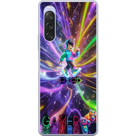 Kompatibelt Mobilskal till Sony Xperia 10 V Futuristic Gamer