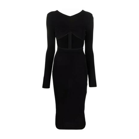Dsquared2 - Klänningar - Svart - Dam - Storlek: Xs, Dam, Storlek: XS