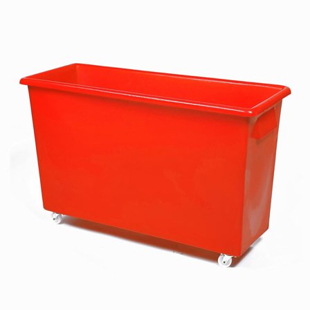 Bottle skip, 620x970x380 mm, 165 L, red