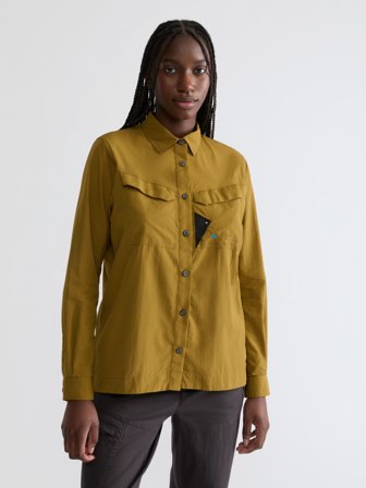 Klättermusen - Syn LS Shirt Women's - Juniper Green - XS