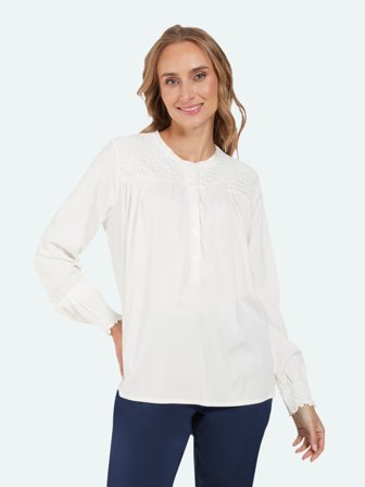 SIGNATURE - Bluse - Råhvid