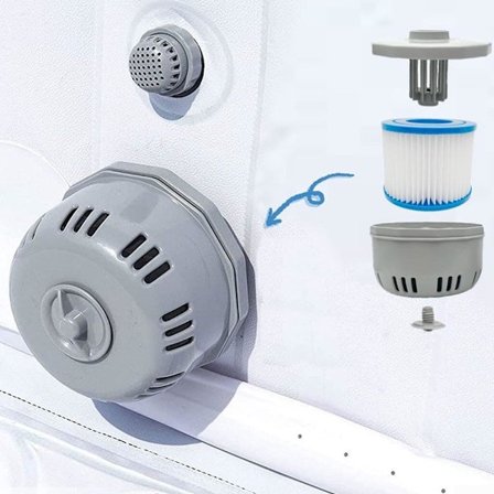 Filterholderhus for Lay Z Spa for Lazy Spa Alle Nye Modeller 54123 54112