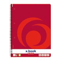 HERLITZ Spiral Notebook lin. 28 rd A4 - checkered