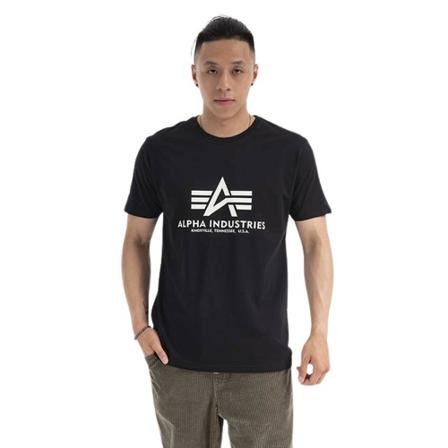Alpha Industries, Koszulka Basic T Kryptonite 116521 03 S Czarny, Mężczyzna, Rozmiar: S