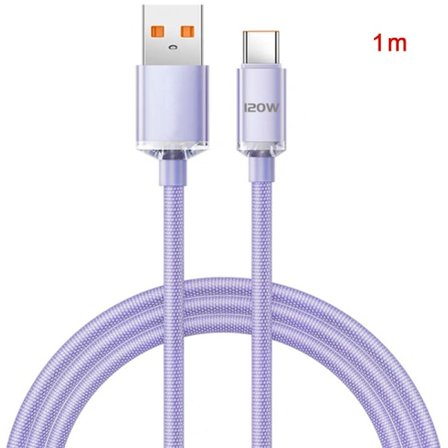 120W USB Typ C-kabel 6A Snabbladdning Typ C-kablar Snabbladdning