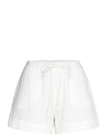 Gina Tricot Gauze Shorts - White - L