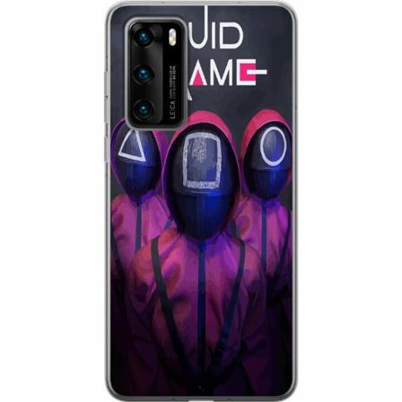 Huawei P40 Genomskinligt Skal Squid Game