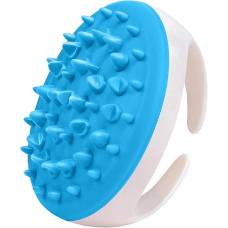 Massagebørste - Shampoo børste - Rensebørste - Kropsmassage - Blå