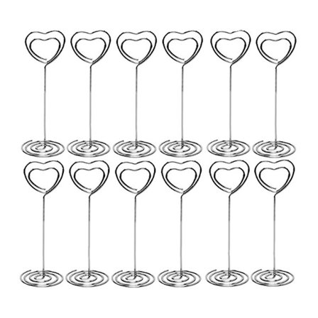 Bordnummerholdersett med 10 stk, 3,5 tommer, Place Card Holders, Bordnummerholdere, Bryllupskort Holder