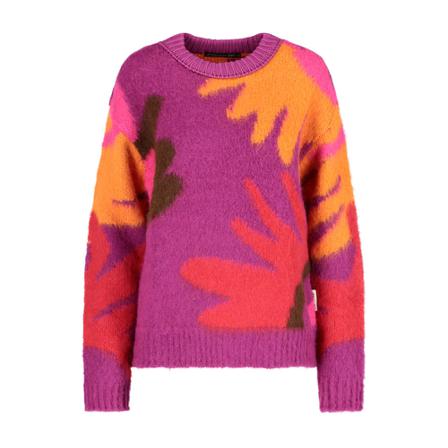 Andersson Bell, Round-neck Knitwear Paars, Dames, Maat:L