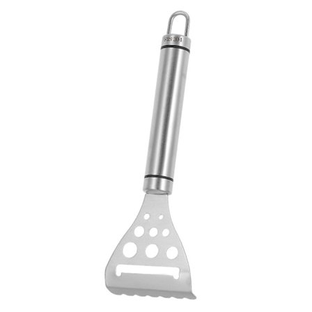 Osteskærer i rustfrit stål med ergonomisk håndtag - Smørskærer til madlavning og bagning i hjemmerestauranter - Hængbart design skraber til effektiv[D