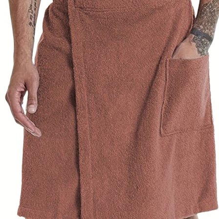 Badekåpe for menn, lommer, tykk, absorberende, loer ikke, frottékåpe, maskinvaskbar, plysj