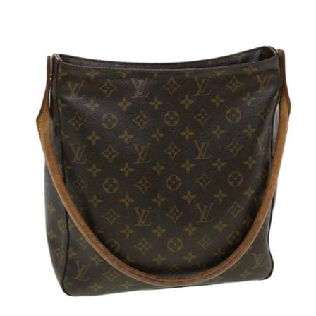 Louis Vuitton Vintage, Pre-owned Bag Bruin, Dames, Maat:ONE Size,Canvas