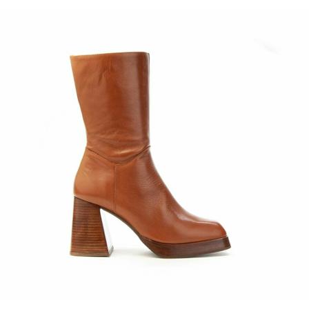 Angel Alarcon Heeled Laarzen , Bruin , Dames , Maat: 39 EU Enkellaarsjes
