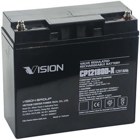 Vision CP12180 Batteri 12V, 18 Ah, Elfördelning & strömförsörjning