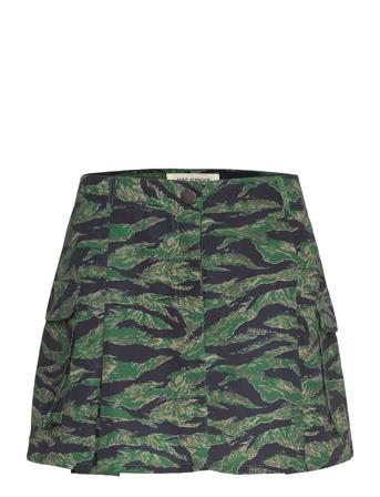 Skirt Skirts Short Skirts Green Sofie Schnoor