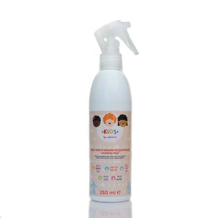 AFRORICCI Kids Spray Spritz Idratante Quotidiano Ravviva Ricci 250ml - Spray Capelli Styling & Finish