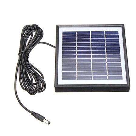 Solpanel Utomhus 5W 12V Bärbar Solar Laddare Ruta Klättring Snabbladdare Polysilikon Tablet Solar Generator Resa
