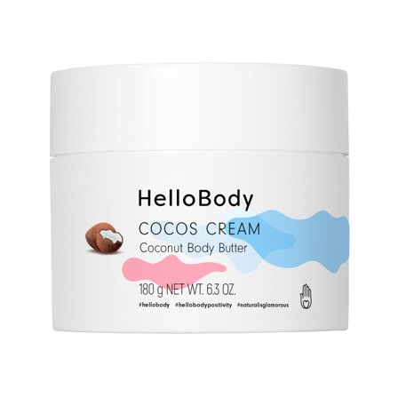 HELLO BODY Cocos Cream 195ml - Burro Corpo