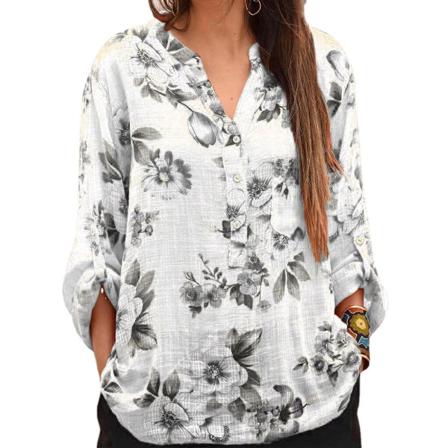 Spring Casual Långärmad Retro Slim Lös Enkelknäppt Fre