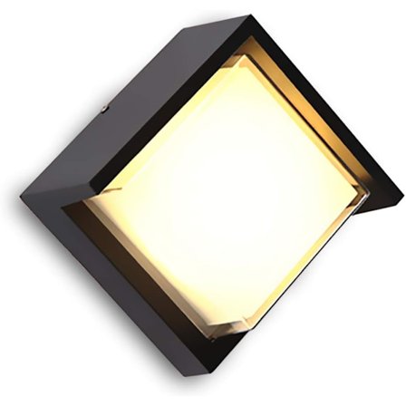 2 stk. 18W LED udendørs væglampe/aluminiumhus - IP65 vandtæt
