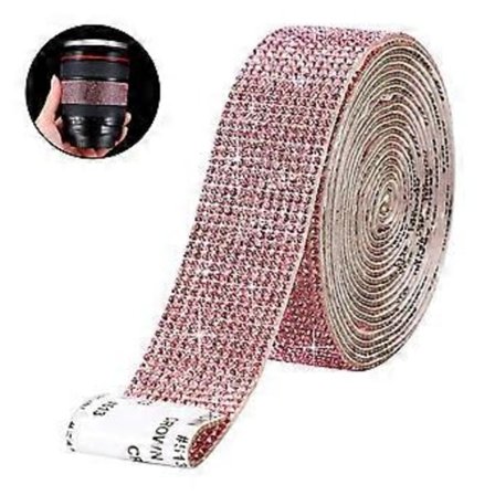 Itsekiinnittyvät Strassinauhat, Kimaltavat Kristalli Nauhat, Itsekiinnittyvä Kalvo Käsitöihin, Strassinauha Rulla DIY Auto Puhelin Joulukoristeluun