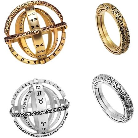 Ringar Spinner Dekompressionsleksaker Spinnerleksak Manuell Anti-Stress T