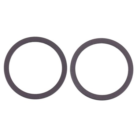 iPhone 12 Mini Metal Protector Hoop Ring for Camera (2 pcs) - Black