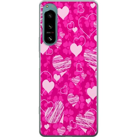 Kompatibelt Mobildeksel til Sony Sony Xperia 5 IV PopHjerteMønster