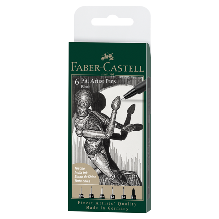 Faber-Castell PITT Artist 6-pack