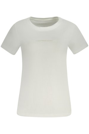 Calvin Klein T-shirt Maniche Corte Donna Bianco