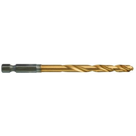 Milwaukee SHOCKWAVE Red Hex HSS-G TIN Metallbor 1-pakning 6 mm, Maskintilbehør & forbruk