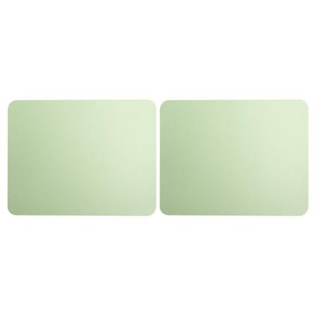 2 stk musematte PVC skinn vanntett skrivebordsmatte pute kontor hjem musebeskytter 27x21cm