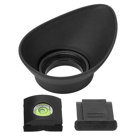 Kamerans ögonmussla Okularersättning Sökare Skydd för Nikon D700 med Kamerans blixtsko Nivå och Skydd