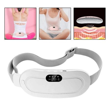 Varmepude med 3 varmeniveauer, hurtig opvarmning, justerbar varme, taljebælte, mavebælte, menstruationsbælte til kvinder og piger.