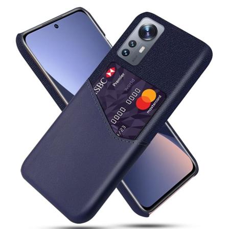 Bofink Xiaomi 12 Pro Card Suojakuori - Sininen Blue