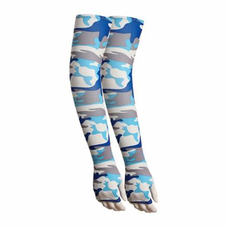 Armhylsor Cover Blå Camo1