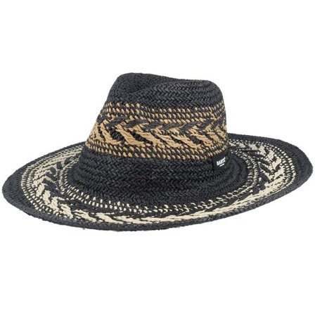 Barts - Svart straw Hatt - Caledona Hat Black Straw Hat @ Hatstore