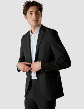 Shaping New Tomorrow - Essential Blazer - Black - Regular Fit - Herre - Størrelse XXL