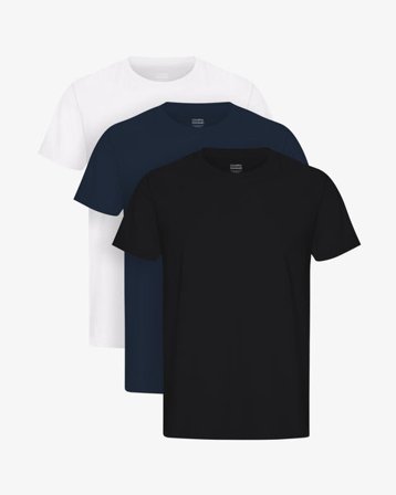 Classic Organic Tee - Mixed 01 (3-Pack) - S