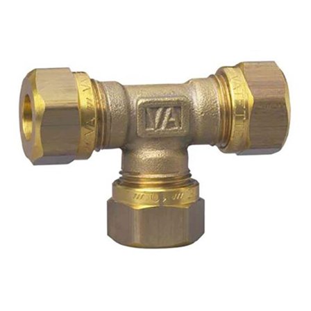 Vatette FG0370504 T-koppling 90°, förminskad 15 x 12 mm, Installation
