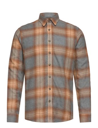 Lindbergh | Checked Twill Shirt L/S | L